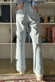 Shoreditch Stripe Lounge Flare Trouser Iceberg & Grey 